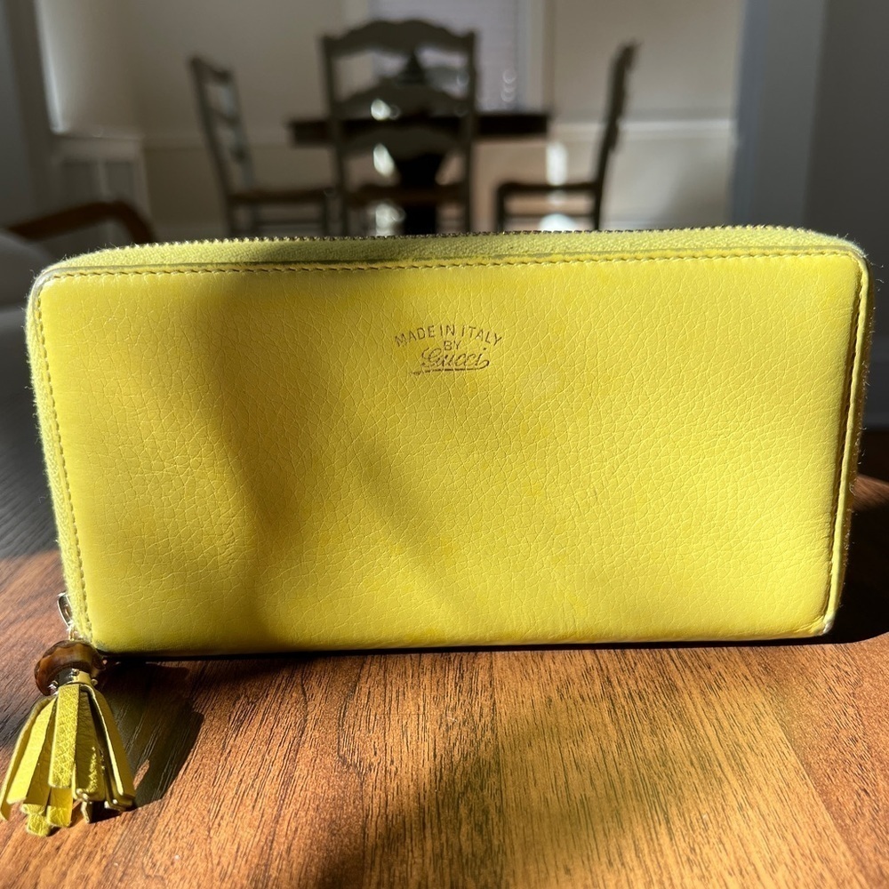 Gucci Bamboo Long Zip Wallet